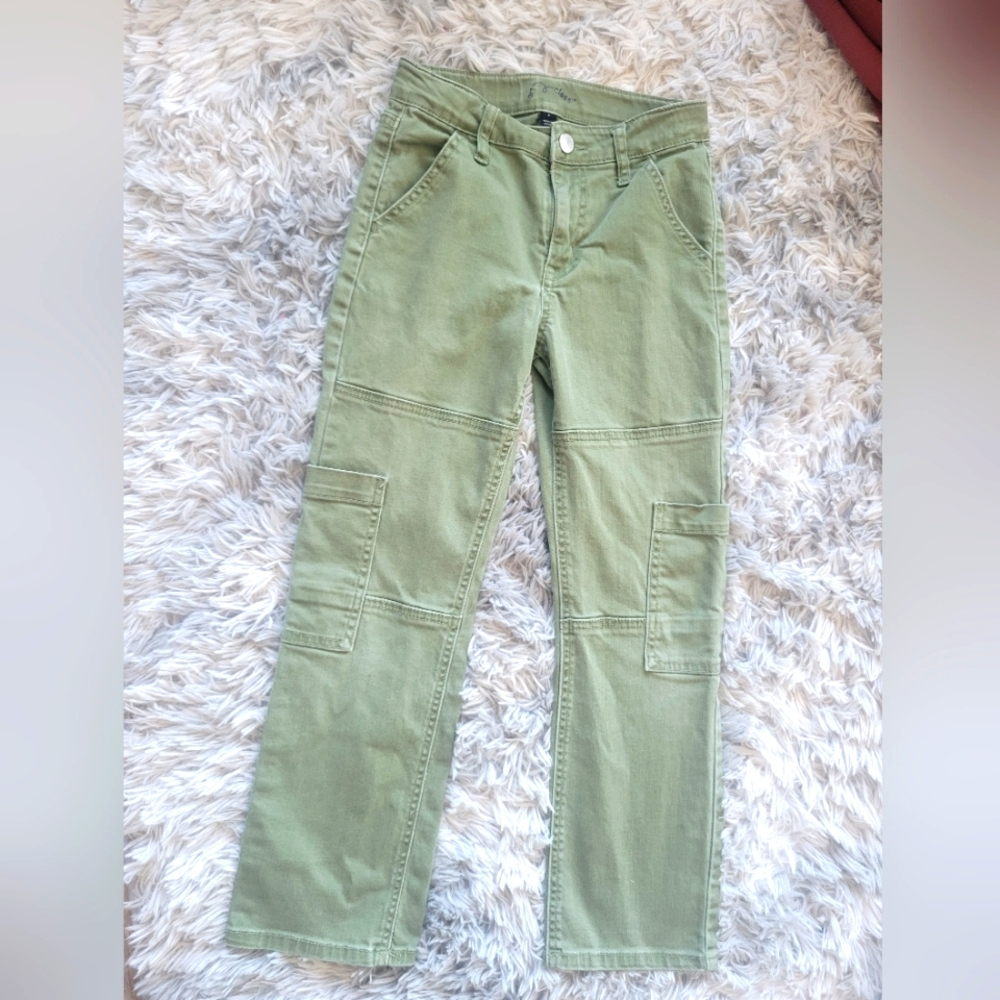 Girls Green Jean pant